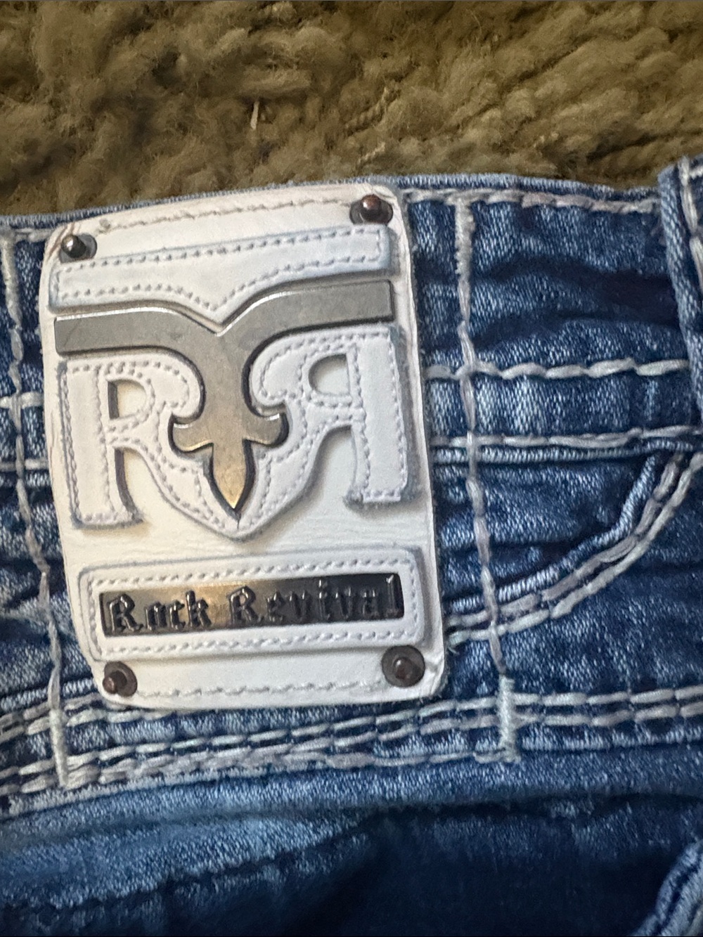 Rock Revival low rise men’s bard y2k vintage blue slim straight ⭐️ - Picture 7 of 7
